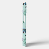 青い貝の色合いとヒトデ模様 Case-Mate iPhoneケース (裏面 / 右)