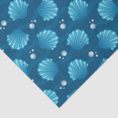 青い貝殻と海のパール 薄葉紙 (詳細)