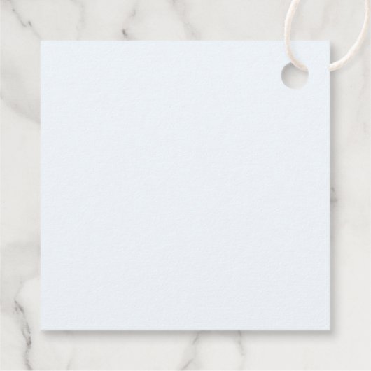 青い貝殻のギフトタグ | オーダーメイド名 フェイバータグ (裏面)