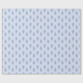 青い貝殻のパターン。 ラッピングペーパー (フラット)