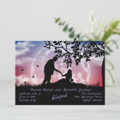 青い赤い月の下のロマンチックな駆け落ち 招待状 (スタンド正面)