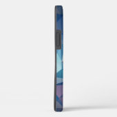 青い赤の抽象芸術角錐パターンケース – メイトiPhone Case-Mate iPhoneケース (裏面 / 右)