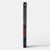 青い赤の抽象芸術角錐パターンケース – メイトiPhone Case-Mate iPhoneケース (裏面 / 左)