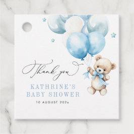 青い赤ん坊のシャワーを待つことができる フェイバータグ