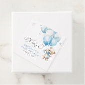 青い赤ん坊のシャワーを待つことができる フェイバータグ (インサイチュ)