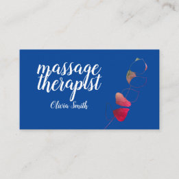 青い赤エレガント緑の素朴なスタイリッシュ女性 名刺