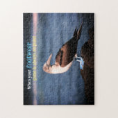 青い足のガネット ジグソーパズル (縦)