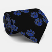青い足のプリント、… -カスタマイズ-カスタマイズ ネクタイ (ロール)