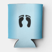 青い足跡 缶クーラー (正面)