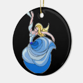 青い踊り子 セラミックオーナメント (左)