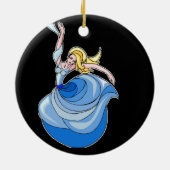 青い踊り子 セラミックオーナメント (裏面)