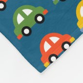 青い車のフリースのblacket フリースブランケット (角)