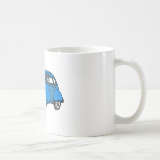 青い車(2CV) コーヒーマグカップ