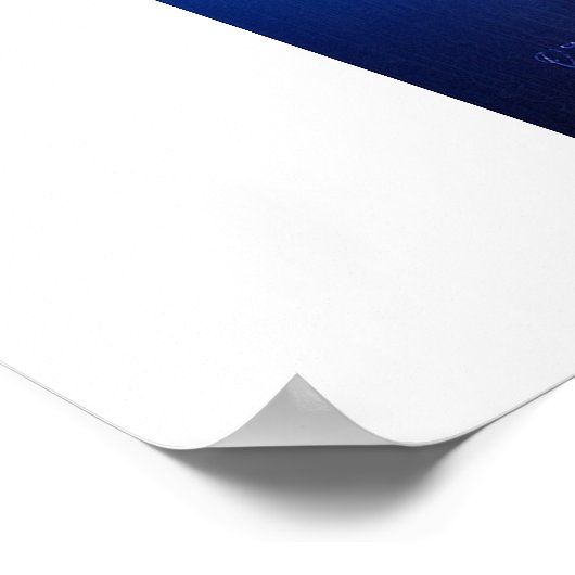 青い軌道 ポスター (角)