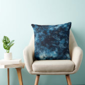 青い転がり水 クッション (椅子)