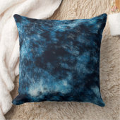 青い転がり水 クッション (ブランケット)