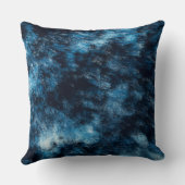 青い転がり水 クッション (裏面)