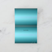 青い輝きの仮面舞踏会のサンキューカード サンキューカード (内部)