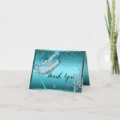 青い輝きの仮面舞踏会のサンキューカード サンキューカード (正面)