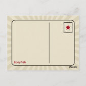 青い輝きの妖精 ポストカード (裏面)