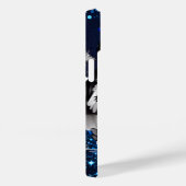 青い輝きを持つホワイトタイガー Case-Mate iPhoneケース (裏面 / 右)