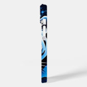 青い輝きを持つホワイトタイガー Case-Mate iPhoneケース (裏面 / 左)