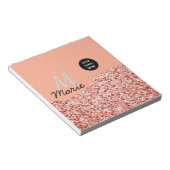 青い輝き ロゴ テキスト ありがとう 割引 ノートパッド (アングル)