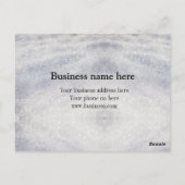 青い輝き ロゴ テキスト ありがとう 割引 ポストカード (裏面)