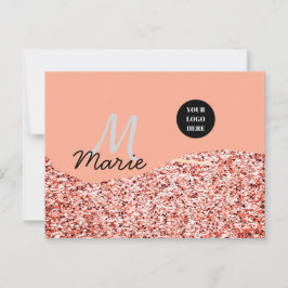 青い輝き ロゴ テキスト ありがとう 割引 ポストカード