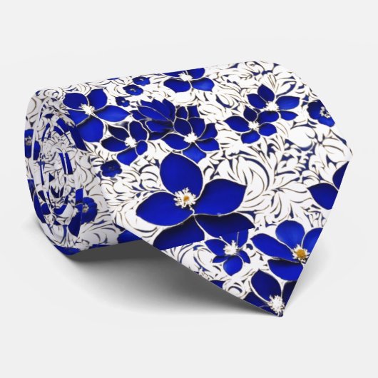 青い輝くネクタイ ネクタイ (ロール)