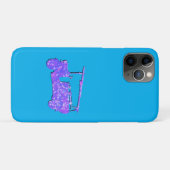 青い輝くヴィンテージ消防車 Case-Mate iPhoneケース (裏面(横))