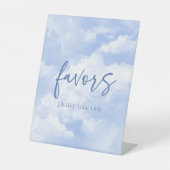 青い輝く雲の党の好意 台座サイン (正面)