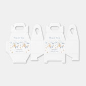 青い輝エレガントく赤ちゃんシャワー フェイバーボックス (折り畳みなし)