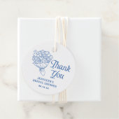 青い農場の市場 ブライダルシャワーのお礼 フェイバータグ (インサイチュ)