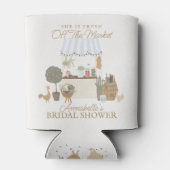 青い農家の市場フレッシュ ブライダルシャワーのお土産 缶クーラー (裏面)