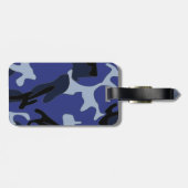 青い迷彩柄 ラゲッジタグ (裏面横)
