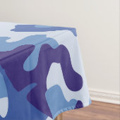 青い迷彩模様 テーブルクロス (インサイチュ)