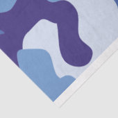 青い迷彩模様 薄葉紙 (詳細)