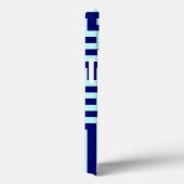 青い迷路アートパターン Case-Mate iPhoneケース (裏面 / 右)