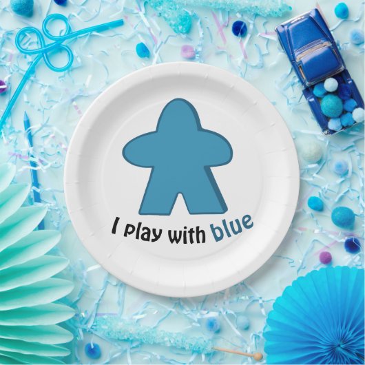 青い遊ミエレープルの男の子のジェンダーのパーティーを表示 ペーパープレート (パーティー)