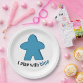 青い遊ミエレープルの男の子のジェンダーのパーティーを表示 ペーパープレート (パーティー)