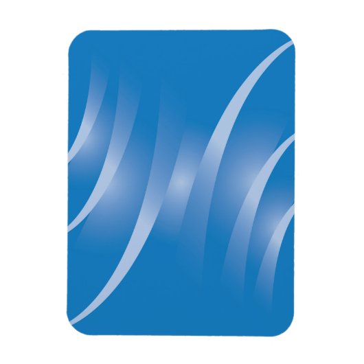 青い道路 マグネット (縦)