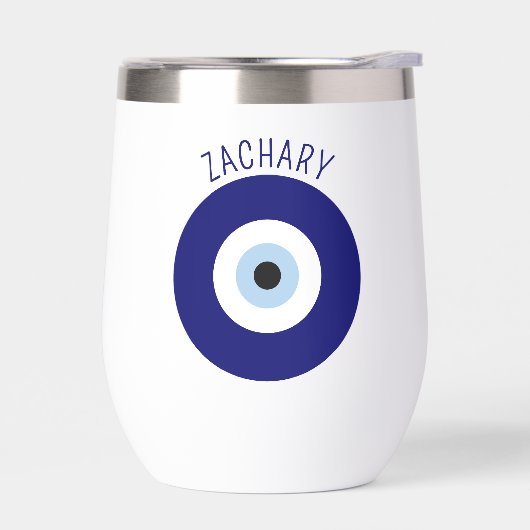 青い邪悪な目の幸運と保護のシンボル (左面)