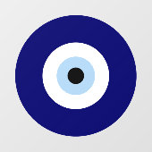 青い邪悪な目の幸運と保護のシンボル ウィンドウサイン (シート)