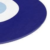 青い邪悪な目の幸運と保護のシンボル カッティングボード (角)