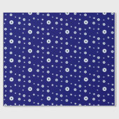 青い邪悪な目の幸運と保護のシンボル ラッピングペーパー (フラット)