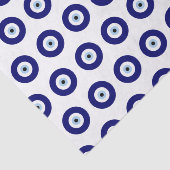 青い邪悪な目の幸運と保護のシンボル 薄葉紙 (詳細)