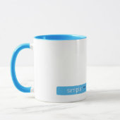 青い部屋にそれを取って下さい マグカップ (左)