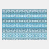 青い醜いクリスマスセーター ラッピングペーパーシート (正面3)