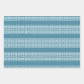 青い醜いクリスマスセーター ラッピングペーパーシート (正面2)